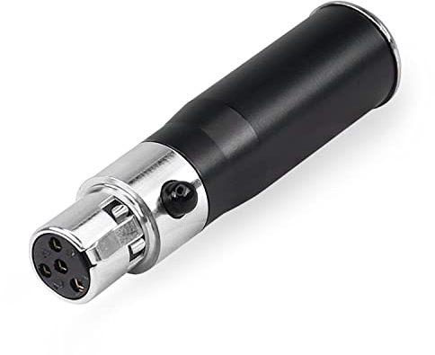 XMSJSIY Adattatore audio da mini XLR a femmina a 4 pin per fotocamere reflex, fotocamere professionali, apparecchiature audio microfoniche