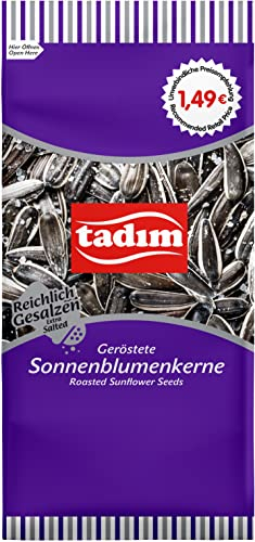 TADIM Graines de tournesol noires 150 g grillées et salées (12 paquets dans un carton)