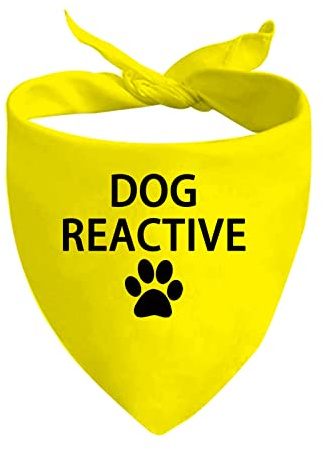 Hundehalstuch, reaktives Hunde-Training, reaktives Training, Geschenk für Hunde, 1 Stück