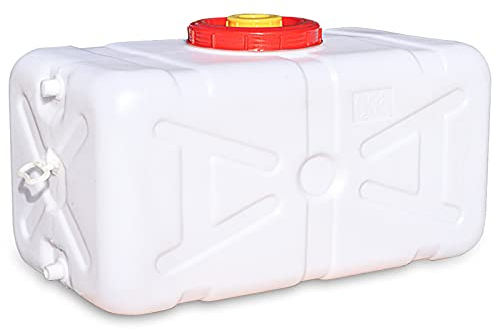 Tanica per Acqua 30 Litri Bianco Contenitore di Stoccaggio di Acqua Secchio Corsa Esterna di Erogazione di Acqua Serbatoio di Acqua Auto Bottiglia di Acqua Portatile Caravan Camping Trekking