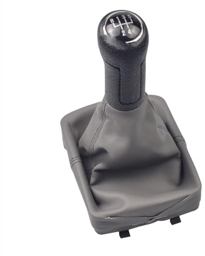 schaltsack Schaltknauf Kompatibel Mit VW Für Polo 9N 9N2 2002 2003 2004 2005 2006 2007 2008 2009 Auto-Schaltknauf Gamasche Manschette Manuelle 5-Gang-Getriebe-Schalthebelabdeckung ( Color : 1 UK )