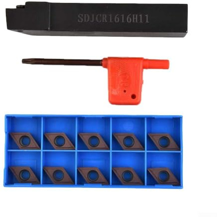 Lathe Boring Bar Turning Tool Holder 1pc SDJCR1616H11 16 * 100mm +10pcs DCMT11T304