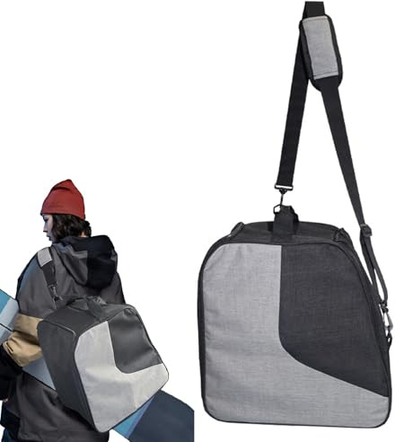 Borsa portaoggetti per scarponi da sci da uomo, separazione asciutta e bagnata, impermeabile, borsa portatile per riporre attrezzi da snowboard, borsa impermeabile per stivali per adulti e ragazzi