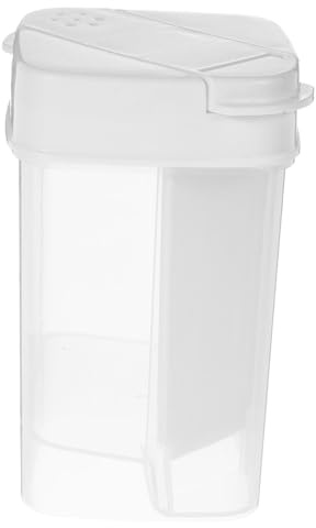 ABOOFAN Travel Salt and Pepper Shaker Portable Spice Container Dual Sided Lid for Camping Kitchen and Home Use