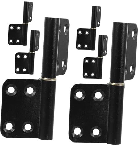 WHAMVOX Bathroom Door Hinge Replacement Detachable Lift Off Hinge Aluminum Screen Door Fit for Toilet Cubicle Elegance in Matte Finish