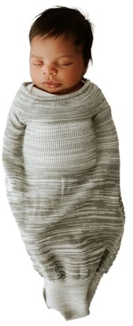 Swaddelini Swaddle Sleep Sack, Easy-to-Use Baby Sleep Sack, Helps Babies Sleep Longer, 0-3 Months, 6-12 Pounds, Grey