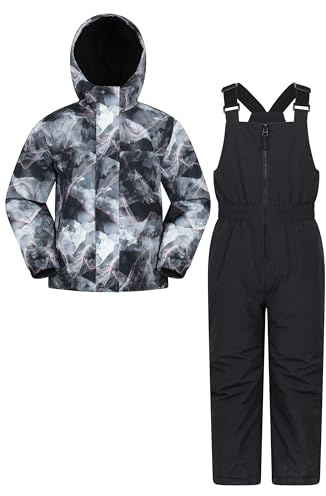 Mountain Warehouse Polar Zone Kids Jacket & Salopette Set Dark Grey 11-12y