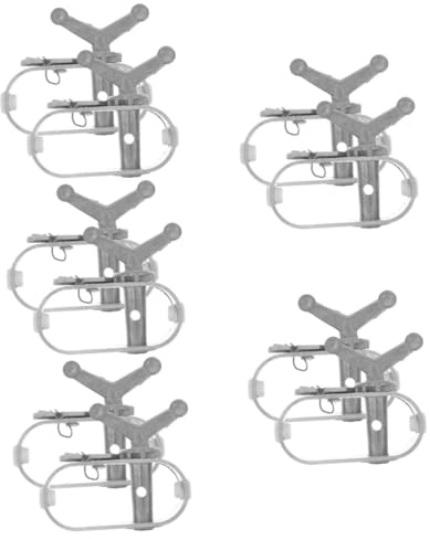 JOINPAYA Tensores De Cable para Cubiertas De Piscina Y Invernaderos Y Resistente La Corrosión para Y Frutales 2 Piezas X 5