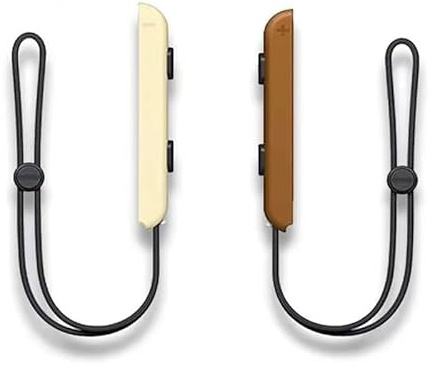 haotianchi Wrist Strap Controller for Switch Joycon – 2Pack Lanyard Replacement Parts Joy-Con Controller (Beige-Brown)