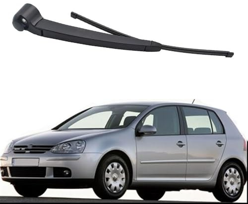 YJPHR Auto Heckscheibenwischer für Golf v mk 5 Variante 2003-2009, Heckwischerblatt Hinten Wischerarm Set Ersatz Zubehör