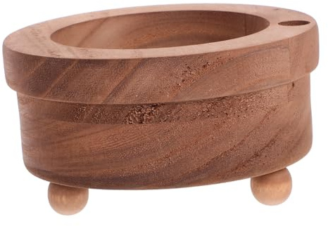 RORPOIR Portavasos De Madera De Papel para Fiestas Decoración para Oficina Cafetería y Baño Estante para Tazas De Madera Dispensador para Bodas Portavasos Desechables