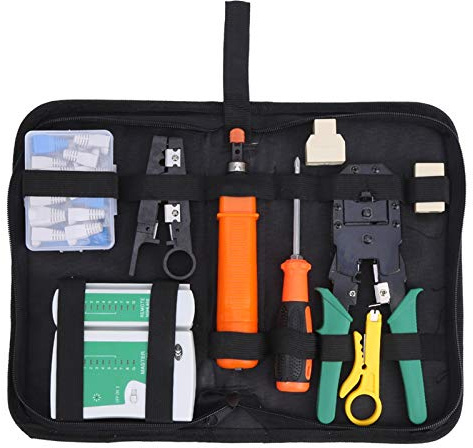 Kit Chiavi Werkzeugkasten Elettricista, Set Attrezzi Lavoro Completo con Cassetta, Valigetta Utensili Compatta - Portatile, Strumenti Professionali, Ideale per Bricolage e