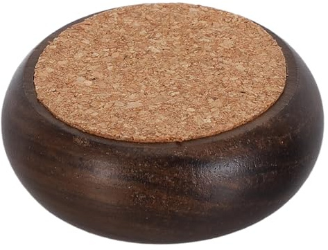DOITOOL Holz Nadelkissen aus Massivholz 5,8cm Wiederverwendbares Nähzubehör für Quilten und Handarbeit Praktischer Nadelhalter mit Kork für Präzise Stecknadel Aufbewahrung