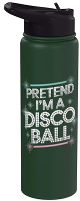 Pretend I'm A Disco Ball Stainless Steel Insulated Water Bottle