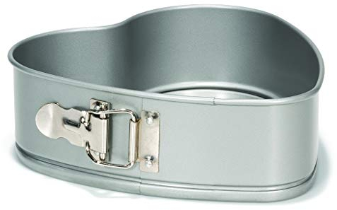 LEOPOLD Patisse Silver Top Herz Springform - Kuchenform aus Stahl - 20cm