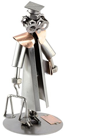 Steelman24 Schraubenmännchen Richter | Made in Germany,Handarbeit,Geschenkidee,Stahlfigur,Metallfigur,Metallmännchen
