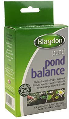 Blagdon Pond Balance, Clears Blanketweed & Algae, Encourages Plant Growth, S, 259g, Treats 2,723L of Pond Water