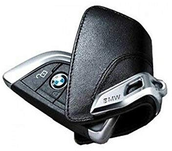 BMW Original Schlüsseletui mit Edelstahlclip, Schwarz
