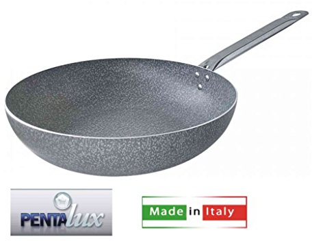 Padella saltapasta stone line cm.40 pentalux Alluminio puro antiaderente spessore 2mm