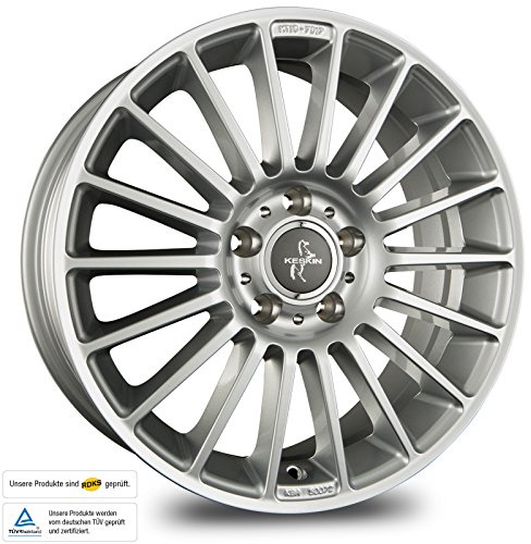 KESKIN KT15 SILVER PAINTED 7x17 ET38 5.00x112.00 Hub Hole 66.60 mm - Alu felgen