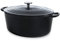 BK Olla de Hierro Fundido con Tapa, Horno Holandés con Revestimiento Esmaltado, Apto para Inducción, Horno y Lavavajillas, 32 cm/ 7.6L, Negra