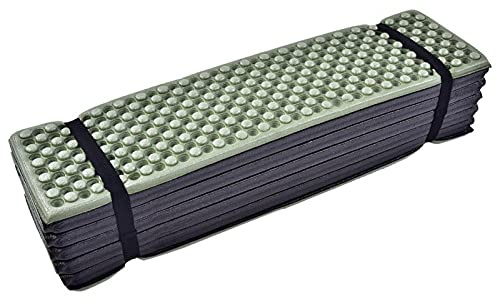 Coussin de Couchage Pliant, Tapis de Plage Pliables ultralégers extérieurs Tente de Camping Coussin de Couchage Matelas imperméable pour Le Yoga, Le Camping, Le Pique-Nique(Vert)