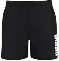 PUMA Herren Badehose Badeshorts Summer Deluxe Swim Shorts - New Black- Gr.XXL