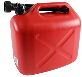 Jerrican 10L - Jerrican Plastique avec Bec Verseur - Norme UN Pour Transport de Matières Dangereuses