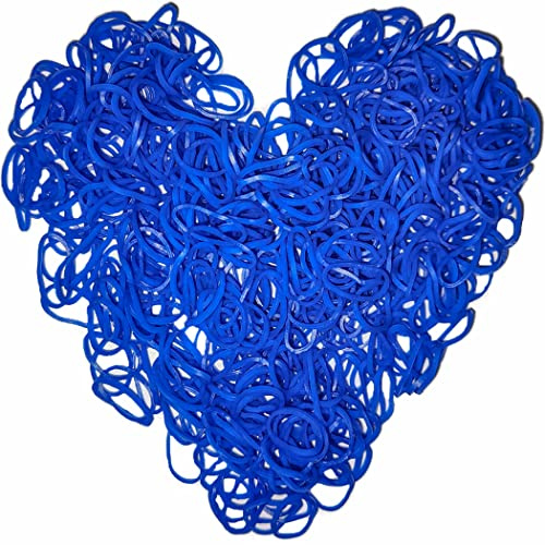 Yowamho 900 Dark Blue Rubber Band with 24 S-clips and 1 Small Crochet, Elastic.