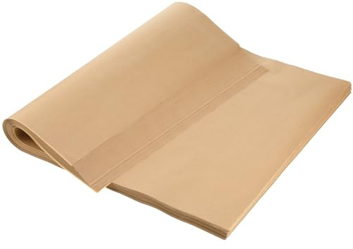 Harloon 200 Pcs Parchment Paper Baking Sheets, Heavy Duty Precut Baking Sheets Nonstick Parchment for Cookies Steaming Grilling Cooking Air Fryer Oven Pan Air Fryer(Brown,13 x 18 Inch)