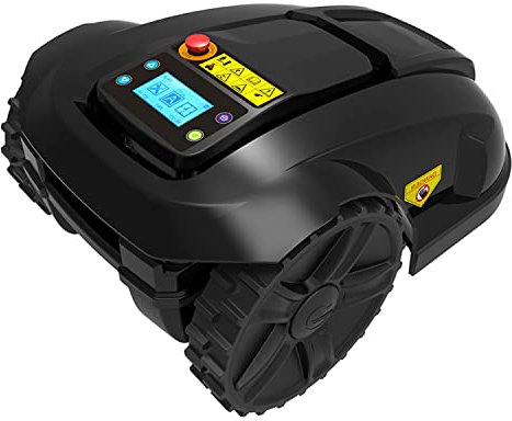 JODAIS Auto Charging Robotic Lawn Mower Intelligent Robotic Lawn Mower for Lawns up to 1800m², Cutting width 21cm, APP Wifi Control, Theft Protection, Pressure/Lift/Tilt/Bump Sensor