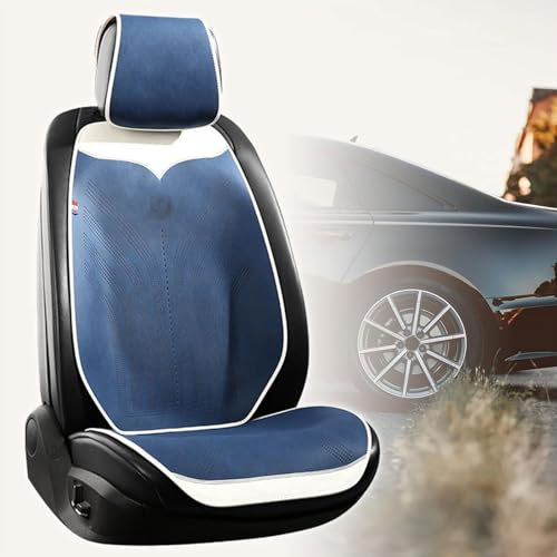 RWRAPS Sitzkissen Automotive Verstellbares Faltbares Sitzkissen LKW Fahrer Innovative Universal Auto Sitzbezug Kissen für Rückenstütze Autos Lieferwagen Protektor 1-Pack,a