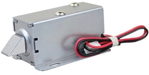 LY-03 elektromagnetisches Schloss, kleines elektrisches Steuerschloss, DC12V, schräge Zunge, elektronisches Schloss, Schubladenschloss, Express-Schrankschloss, Schrankschloss (Size : DC12V waterproof