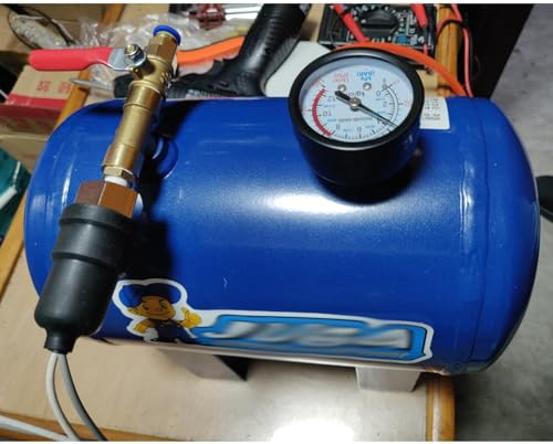 Réservoir d'Air Réservoir d'air portable de remplacement de 1,58 gallon/6 L, réservoirs de stockage/bidon de mini réservoir d'air haute pression, réservoir de compresseur d'air de réserve horizontal a