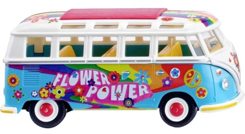 Wiking 079744 H0 PKW Modell Volkswagen T1 Sambabus Flower Power