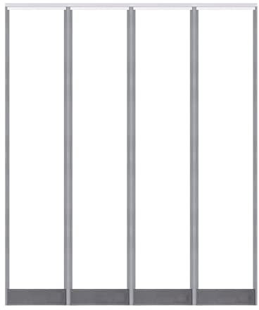 Isolierter magnetischer Türvorhang mit 2 mm dicker, transparenter PVC-Platte, wasser- und winddicht, Thermovorhang für klimatisierte Räume und Terrasse, schalldichter Schutz