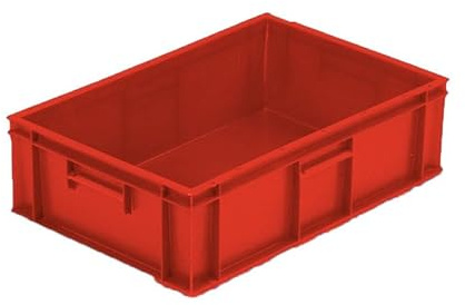 TOTEBOX 30 Litre Solid Euro Stacking Container (Pack of 10) (Red)