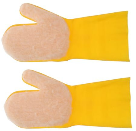 TOYANDONA 2pcs Pool and Spa Cleaning Mitts Latex Gloves for Swimming Pools Hot Tubs Scrubbing Care