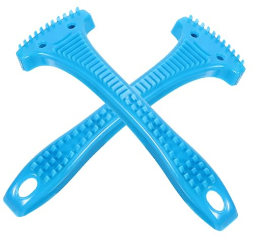 Vaguelly 2pezzi Pedicure in Abs Strumento Esfoliante Portatile Per Piedi Per Rifinire i Piedi Rimuove Morta e Adatto Per Uso Domestico e Salone