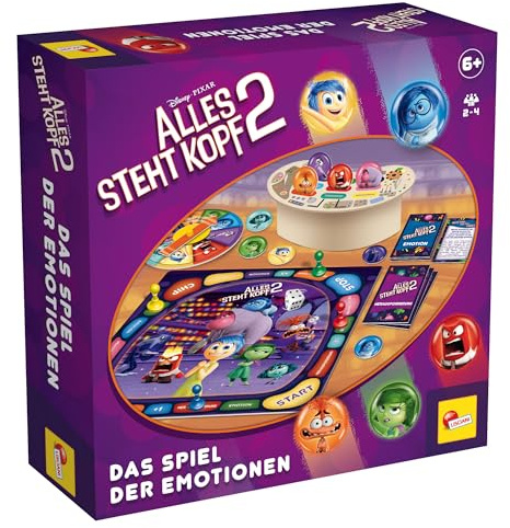 Lisciani - Alles Steht Kopf 2 – Das Spiel Der Emotionen - Pädagogisches Spiel Ab 4 Jahren - Emotionen Erkennen & Ausdrücken - Gesellschaftsspiel Für Die Familie - Offiziell Inspiriert Vom Disney Film