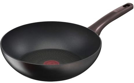 Tefal Wok 28 cm IH Café Negro Unlimited todos los fuegos + inducción – G2631993