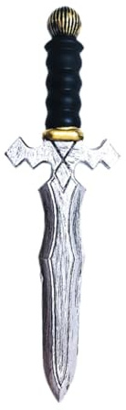 Milageto Fausse épée courte, accessoire de cosplay, d'arts martiaux, jouet pour jouer, costume, accessoire de fête, Style C