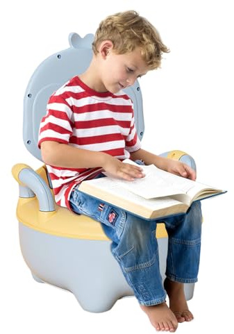 Seggiolino Vasino per Bambini Portatile, Riutilizzabile, Colorato, Leggero | Vasino Bambini per l'in Bagno, Viaggi, Automobile, Asilo, Scuola 'Infanzia, Giochi all'Aperto, Campeggio e Picnic