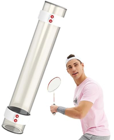 Tubo para pelotas de bádminton, tubo magnético de bádminton, equipo para interiores y exteriores para gimnasio, cancha, parques, patio