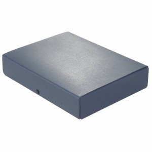 Elba Dokumentenmappe Hartpappe (RC) 350 g/qm A4 60mm blau Strukturdesign