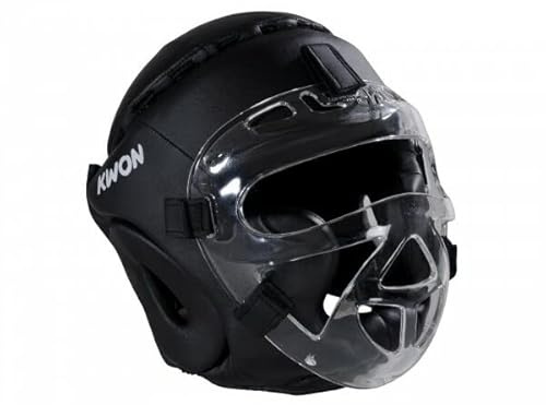 Kwon® Kopfschutz Fight CE Helm mit + Gesichtsmaske Visier