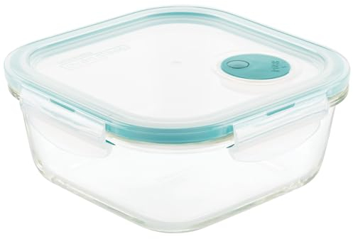 Lock & Lock LLG224T Ovenglas für Mikrowelle und Ofen, Glas, tranparent 15.5 X 15.5 X 6.9 cm farblich sortiert