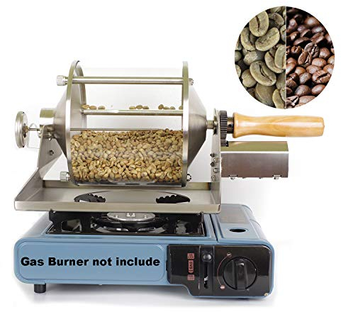 Dresmannst Coffee Roaster Gas Burner Coffee Roasting Machine Coffee Beans Baker Coffee Beans Roasting Machine for Home Coffee Shop