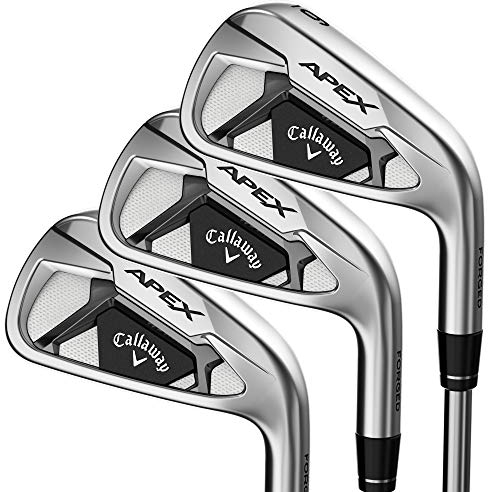 Callaway Golf 2021 Apex Damen Eisen Set (7 Schläger: 5-PW+AW, Rechtshänder, Stahl)