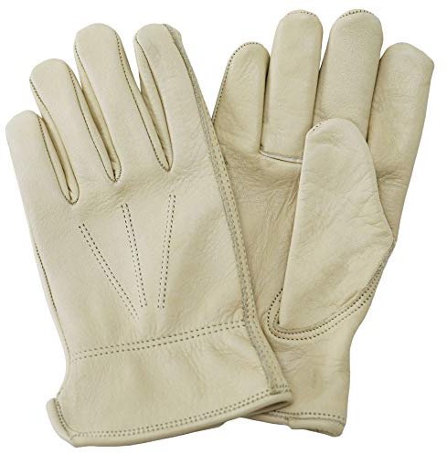 Kent & Stowe Luxuriöse wetterfeste Gartenhandschuhe aus Leder für Herren, Größe L